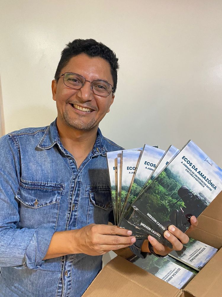 Jornalista lança livro sobre a jornada em viagens pela Amazônia