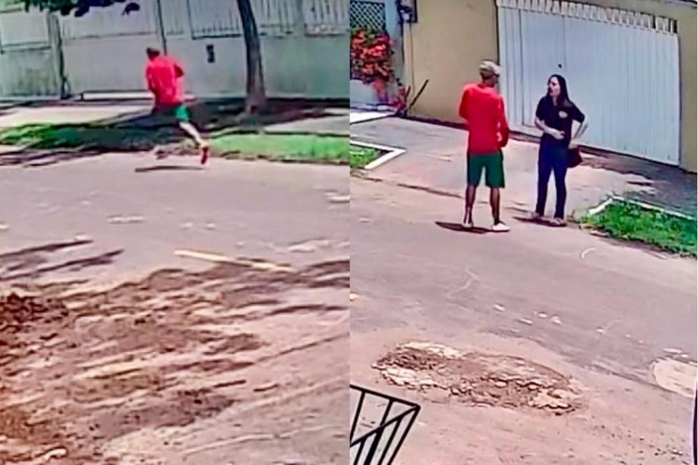 À Luz do Dia!: Mulher é abordada por ‘dupla da bike’ e tem tudo levado em segundos no Renascer