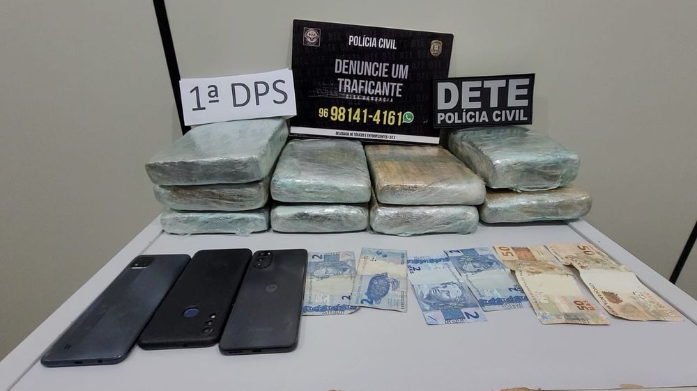 Tráfico no prejuízo: Nove quilos de maconha são apreendidos em Santana