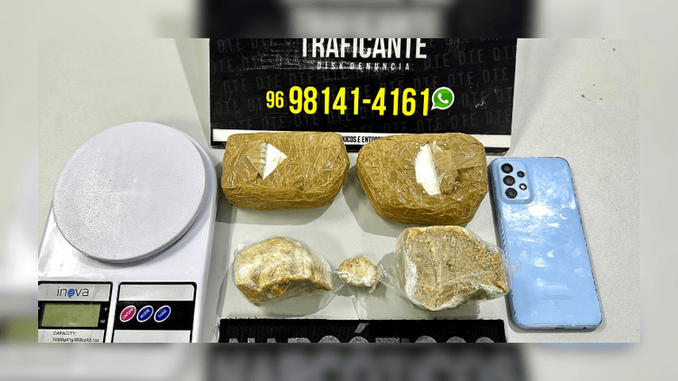 Casal que utilizava bar para distribuir drogas é preso em Macapá
