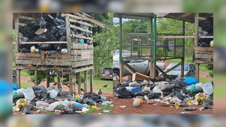 Comunidade do Ariri reclama que lixo não é recolhido há 10 dias