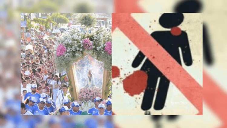 Milagre? Mulher escapa com vida após ser b4leada na cabeça durante o círio de Santana