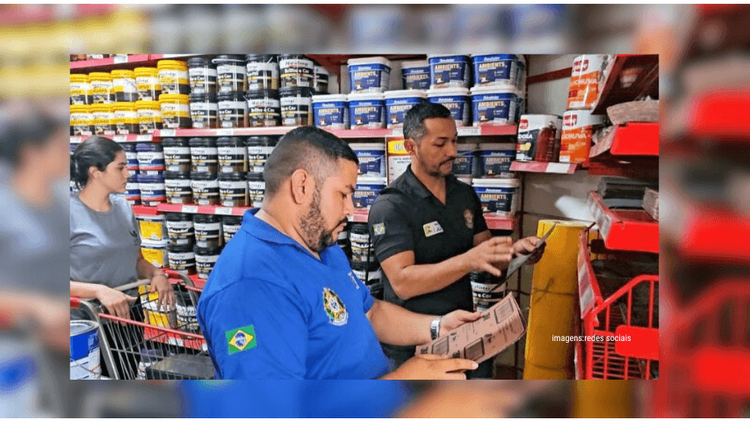 Fiscalização: Ipem coleta 156 itens em lojas de construções para inspeção, em Macapá