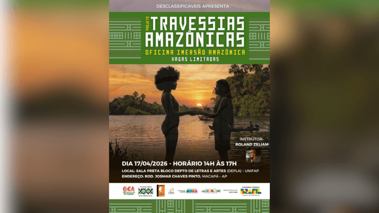 Projeto Travessias Amazônicas promove intercâmbio cultural entre Brasil e Guiana Francesa em Macapá