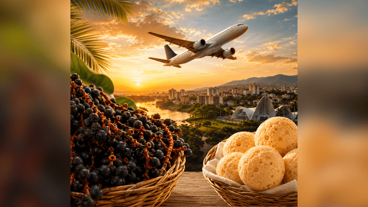 Da bacaba ao pão queijo: Macapá ganha voo direto para Belo Horizonte a partir de novembro