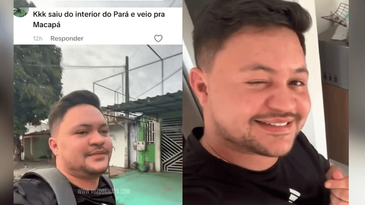 Veio de longe: Jovem é criticado ao compartilhar história de recomeço em Macapá