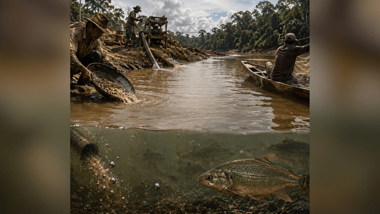 Amapá: Pesquisa aponta alta contaminação por mercúrio em comunidades indígenas de Oiapoque