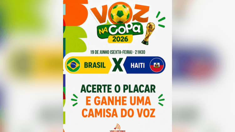 Acerte o placar e ganhe uma camisa do Voz