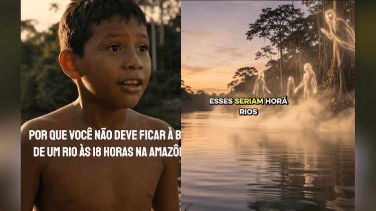 Encantados das águas: Na Amazônia, é perigoso banho de rio depois das 18h. Você tem medo?