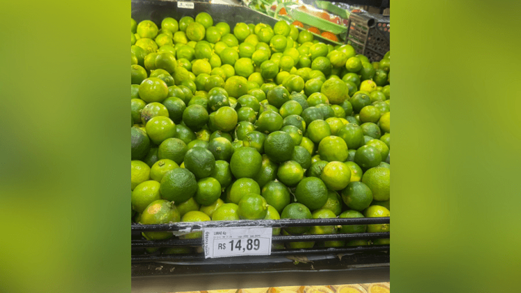 ‘Mais caro logo!’: Quilo do limão chega a quase R$ 15 nos supermercados de Macapá