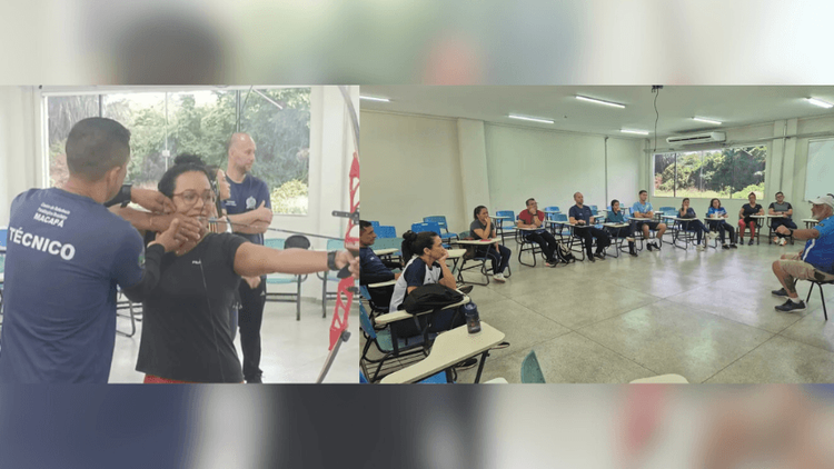 Professores são capacitados para oferecer aulas de tiro com arco para alunos da rede estadual