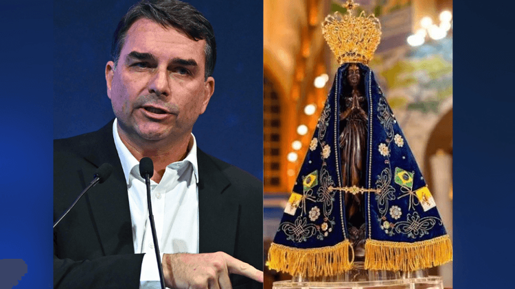 Fake?: Flávio Bolsonaro nega intenção de mudar padroeira do Brasil