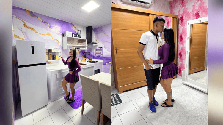 Cheia de personalidade!: Influencer de Macapá realiza sonho da casa pronta e decoração viraliza