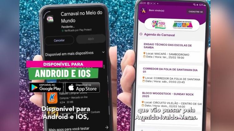 Carnaval no Amapá: App reúne informações da folia e permite votar na escola do coração