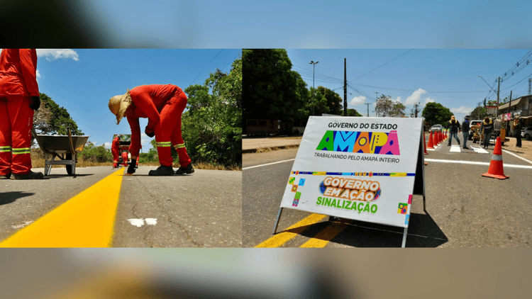 Rodovia do Curiaú recebe nova sinalização de trânsito