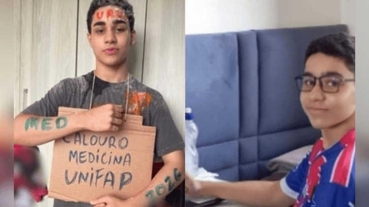 Talento precoce: Aos 15 anos, Gabriel é aprovado em medicina na Unifap