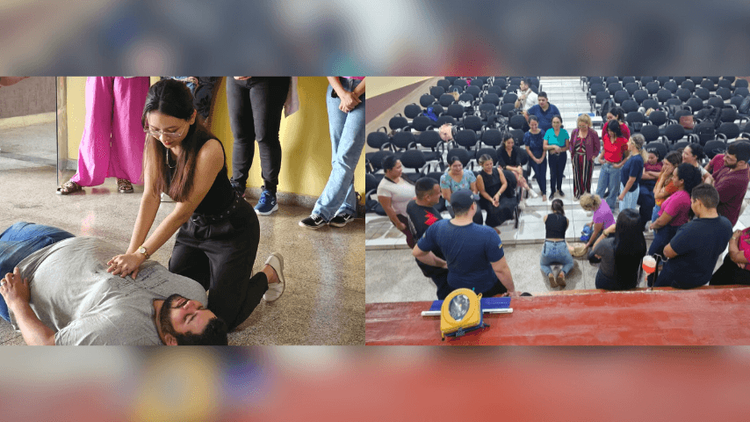 Cuidadores aprendem primeiros socorros antes do início do ano letivo escolar