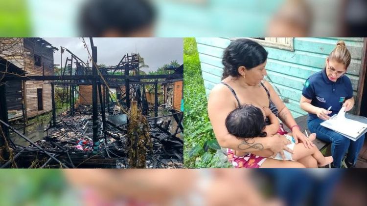 Amparo: Família atingida por incêndio em Santana recebe auxílio
