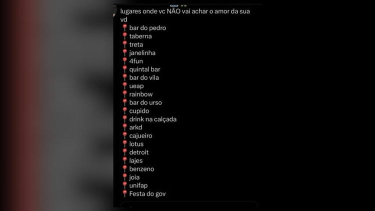 Romance? Aqui não! Internautas listam lugares de Macapá onde 'não dá pra encontrar o love' 