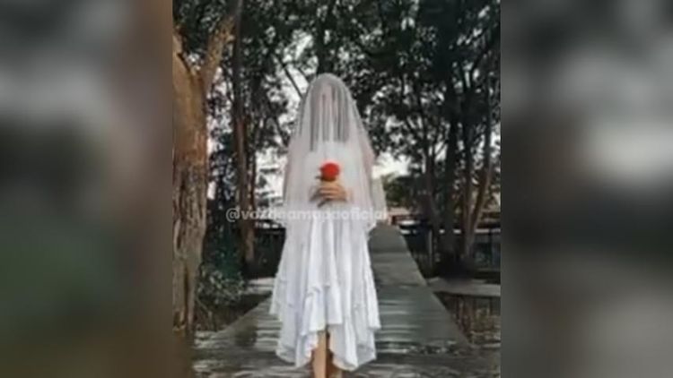 Não era visage: Revelada identidade de 'noiva fantasma' vista na orla de Macapá