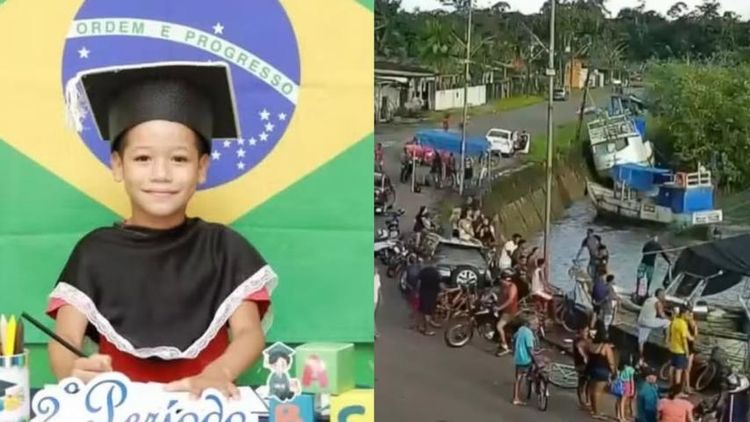 Calçoene: Continuam as buscas de criança de 7 anos que desapareceu em cachoeira 