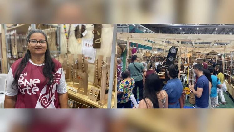 Orgulho: Artesã amapaense expõe peças na maior feira de artesanato da América Latina