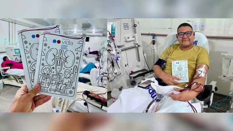 Cartilha interativa transforma sessões de hemodiálise em momentos mais leve e acolhedor