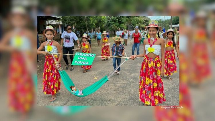 Estudantes de comunidades do campo participam de Desfile Cívico de 7 de Setembro