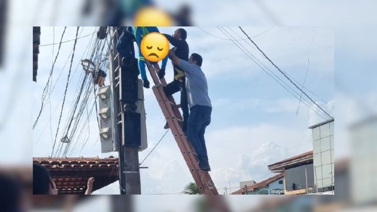 Fatalidade: Homem morre ao tomar choque enquanto instalava cabo de internet