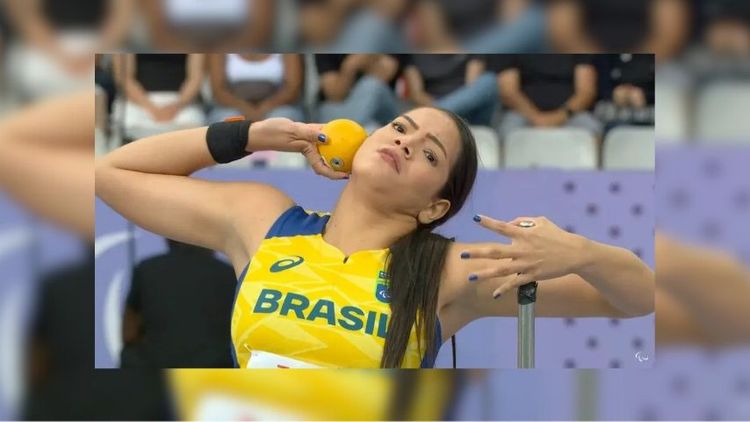 Paralimpíada: Wanna Brito faz história em Paris; quebra record e conquista a prata