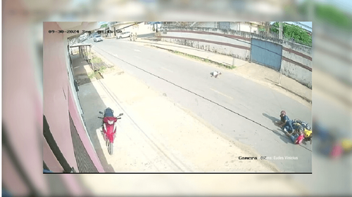 Macapá: idosa é atropelada por moto em rua de mão única, no Zerão