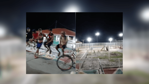  Moradores reclamam que arena esportiva na zona Oeste é trancada no cadeado