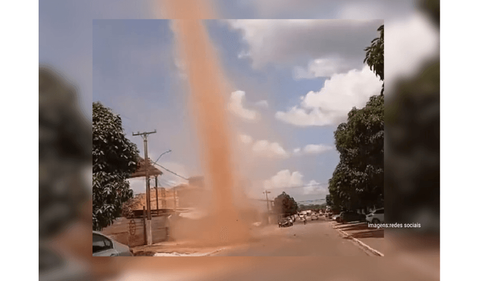 Amapá: Redemoinho de poeira assusta moradores de Tartarugalzinho