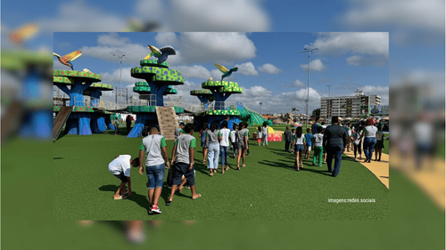 Parque do Meio do Mundo recebe estudantes para muita diversão e lazer
