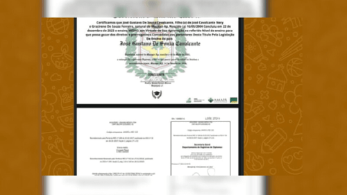 Homem oferece certificados do ensino médio falsos em grupos de whatsapp
