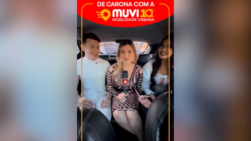 De Carona com a Muvi 10