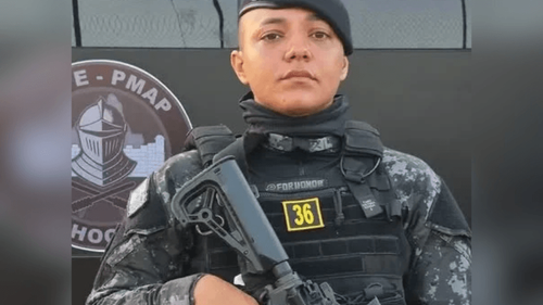 ‘Máximo respeito!’: Soldado é a única mulher a concluir curso de choque no Amapá