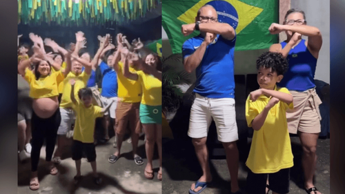 Clima de Copa: Família de Macapá já está no esquenta para Brasil x Japão. E a sua?