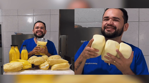 De chicória a bacaba: Médico recebe ‘delivery tucuju’ no Ceará: ‘pedaço do norte!’