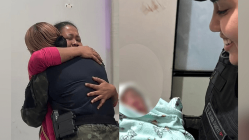 ‘Desistir não era opção’: Policial reanima e salva recém-nascido durante parto na rua, em Santana