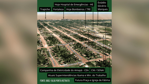 Mudou muito?: Veja imagem rara do Centro de Macapá nos anos 60