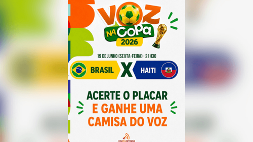 Acerte o placar e ganhe uma camisa do Voz