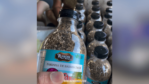 Leve e docinha: Farinha de batata-doce é opção diferente na Feira do Pacoval. Já provou?
