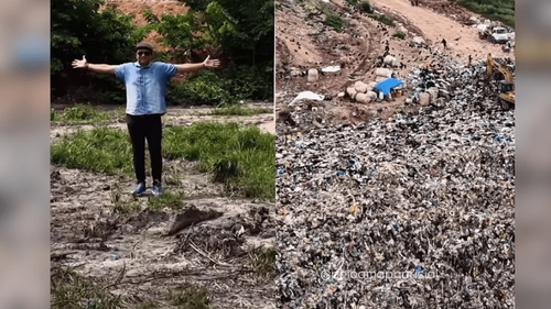Alerta ambiental: Imagens aéreas mostram montanhas de lixo no Aterro Municipal de Macapá; MP apontou problemas em 2024