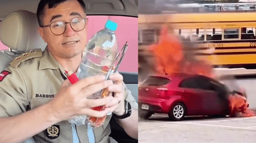 Fique atento: Bombeiro militar faz alerta sobre cuidados com itens dentro do carro