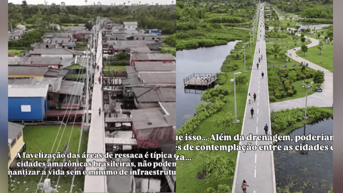 Cidade e natureza: Arquiteta usa IA e revela como poderiam ser as áreas de ressaca em Macapá