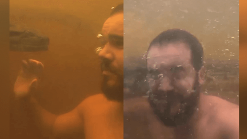 Real ou IA?: Humorista dá de cara com cobra ‘Sofia’ ao mergulhar em rio da Amazônia