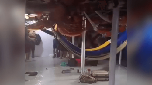 Força das águas: Tripulantes registram forte tempestade em rio da Amazônia