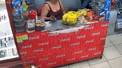 De cara limpa: Dupla invade mercantil no Beirol e leva dinheiro do caixa