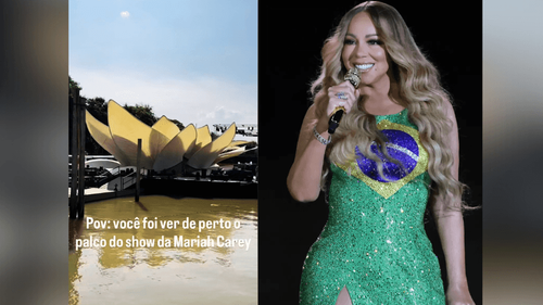 Detalhes revelados: Palco ‘de vitória-régia’ é atração em show de Mariah Carey, na Amazônia